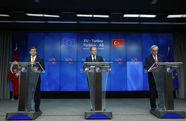 欧盟和土耳其达成解决难民危机“九点协议”