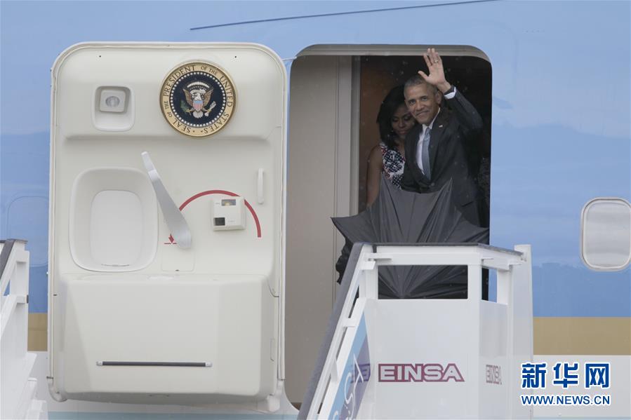 （国际）（1）美国总统奥巴马抵达古巴开始访问