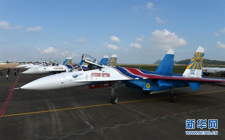 （珠海航展）（3）俄罗斯“勇士”特技飞行表演队抵达珠海