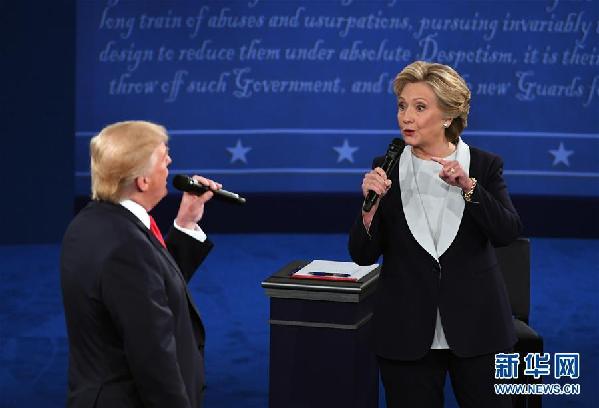 （国际）（4）美国总统候选人进行第二场电视辩论 