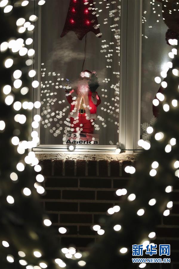 （国际）（10）纽约布鲁克林“圣诞村”的绚丽灯饰