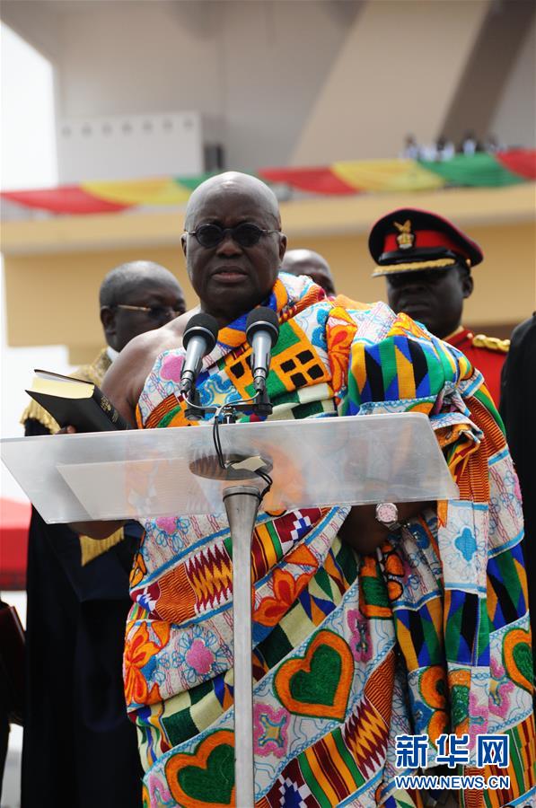 （国际）（2）加纳当选总统阿库福－阿多宣誓就职