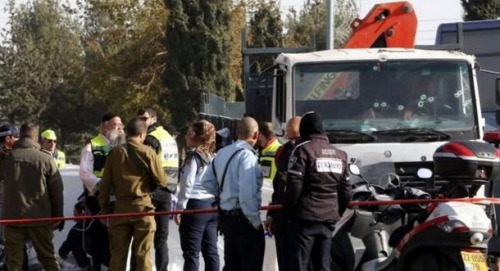 耶路撒冷卡车冲撞人群致4死13伤以色列称系恐袭