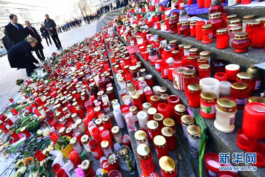 （外代一线）（5）德突总理悼念德圣诞市场袭击案遇难者