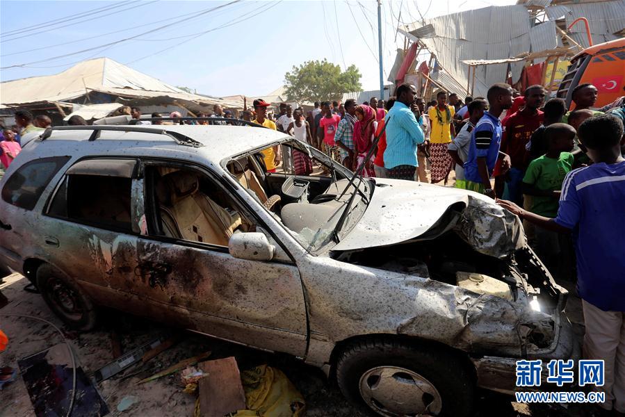 （外代一线）（2）索马里首都摩加迪沙一集市发生爆炸