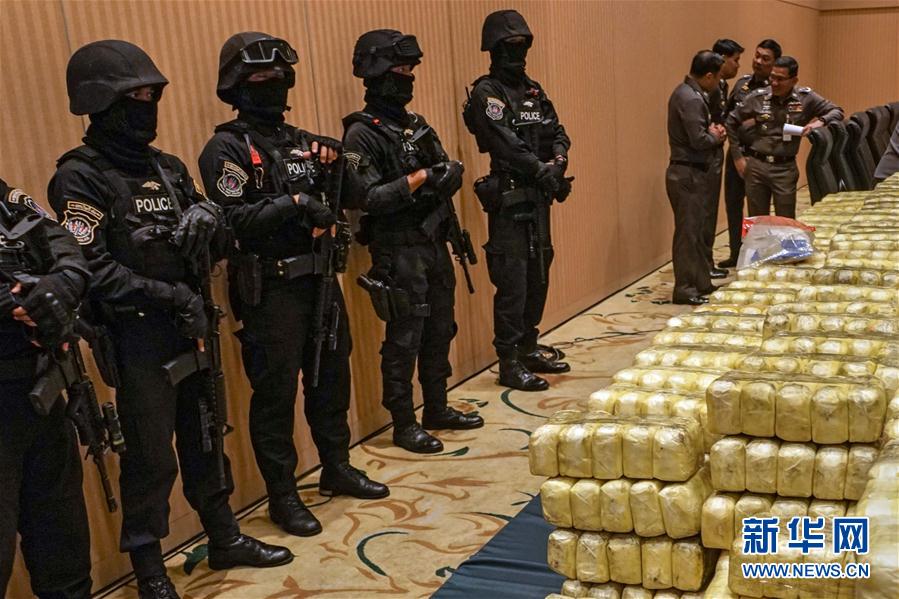 （外代一线）（1）泰国警方收缴大批毒品