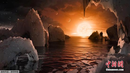 2017年2月23日消息，据美国宇航局网站(NASA)消息，天文学家宣布，在距离地球40光年的单颗恒星周围发现7颗地球大小的类地行星，其中3颗确定位于宜居带内，或许它们都有水存在。