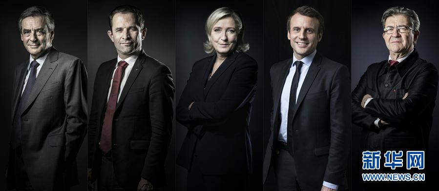 法国举行总统选举候选人首次电视辩论(组图)-新