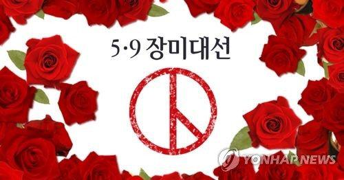 韩国5月将迎来“玫瑰大选”。图片来源：韩联社。