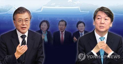 韩国大选局势或出现“两强三弱”的局面。(图片来源：韩联社)
