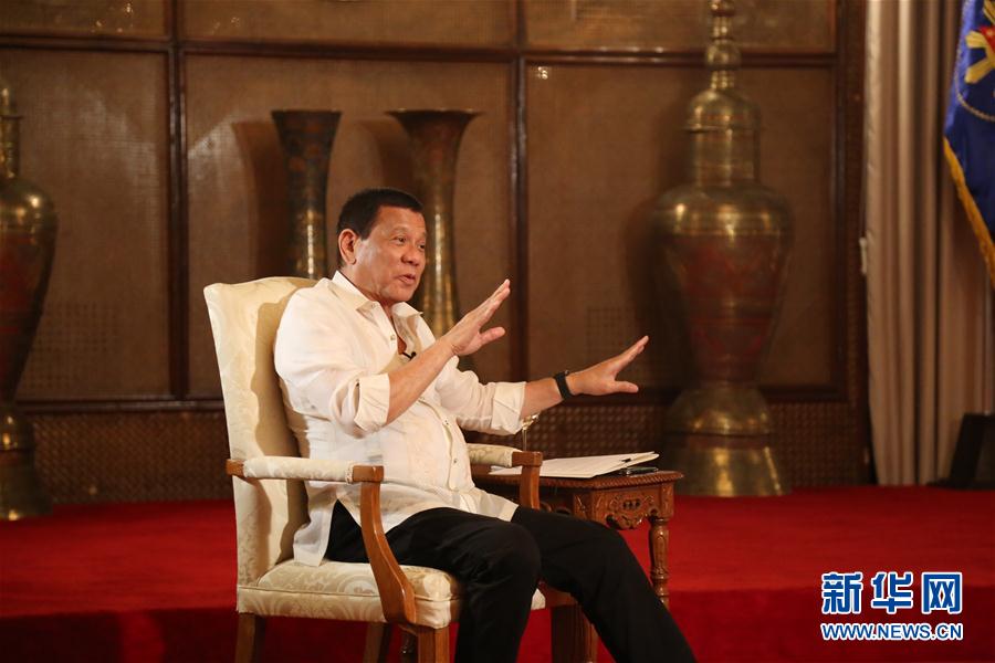 （国际·一带一路）（1）专访：“一带一路”倡议将拓宽菲中经贸交往，造福菲律宾人民——访菲律宾总统杜特尔特 