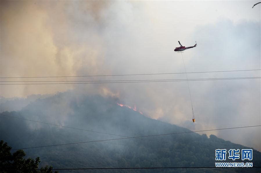 （国际）（6）美国加州森林大火持续蔓延