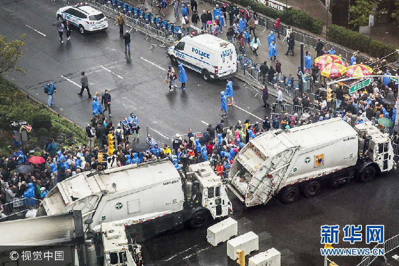 纽约马拉松动用垃圾车封路 防止驾车式恐袭