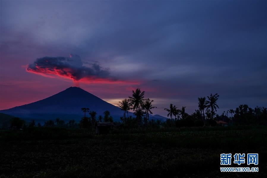 （国际）（9）巴厘岛火山持续喷发