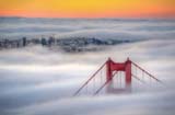 旧金山被晨雾笼罩酷似人间仙境（高清组图）