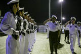 中国海军舰艇编队在印度维沙卡帕特南举行甲板招待会(高清组图)