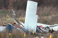 一架飞机在法国西北部降落时坠毁致4人死亡