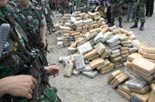 印尼军方查获约1吨大麻