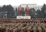 朝鲜全国鸣笛默哀纪念金正日逝世5周年