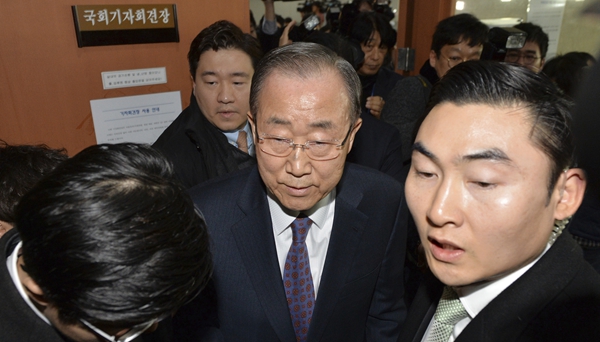 潘基文宣布将不会参加下届韩国总统选举