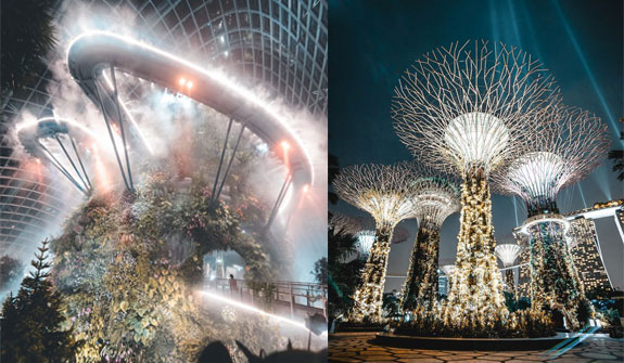 摄影师拍新加坡震撼城市风光 仿若科幻片中场景