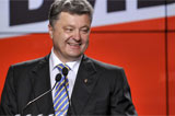 波罗申科宣布在乌总统选举中获胜(高清)