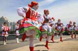 白俄罗斯民众欢度国家独立日