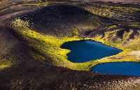 摄影师航拍冰岛秀丽山川吁保护自然（组图）