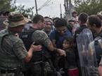 马其顿关闭与希腊边境通道 上千移民无处安身【高清组图】
