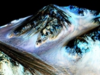 NASA宣布在火星表面发现液态水证据【组图】