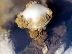 从太空中看地球火山喷发【高清组图】