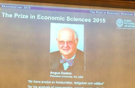 经济学家迪顿获得2015年诺贝尔经济学奖（高清）