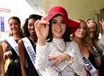 2015国际小姐大赛将至 各国佳丽汇聚东京（组图）