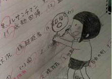 日本学生教科书创意涂鸦 脑洞大开（组图）