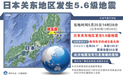 日本关东地区发生5.6级地震